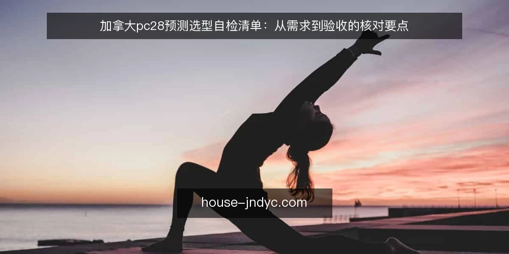 加拿大pc28预测选型自检清单：从需求到验收的核对要点 — 明确需求边界：先定义你要解决的问题 配图